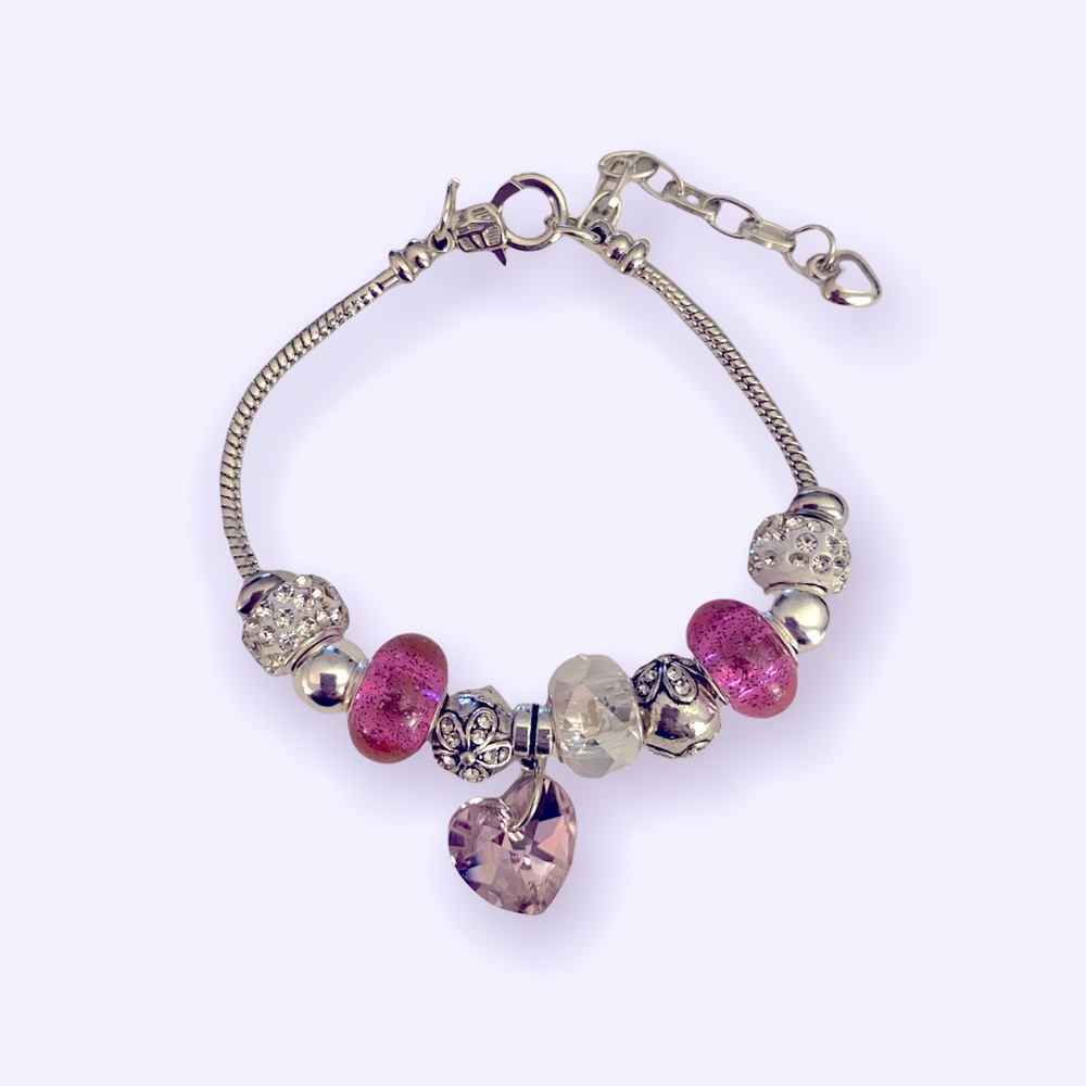 Hand Crafted Beaded Snake Chain Bracelet
